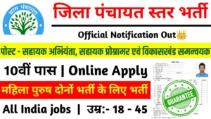 District Panchayat Recruitment 2024: जिला पंचायत स्तर भर्ती 2024