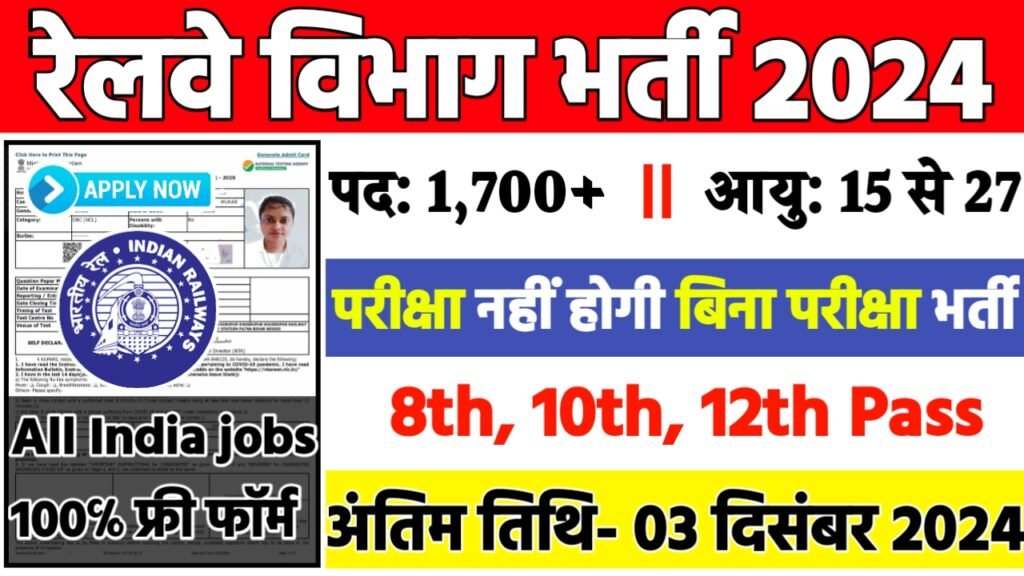 Railway Recruitment 2024: रेलवे भर्ती 2024