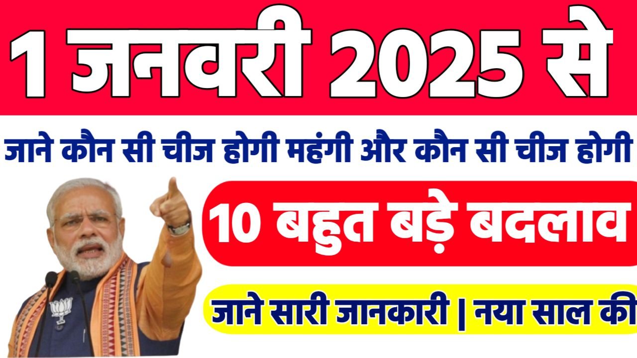 New Year 2025 Price Changes: जानें कौन सी चीजें होंगी महंगी और कौन सी सस्ती!