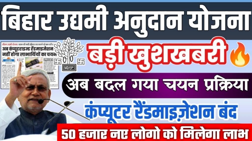 Bihar Laghu Udyami Yojana 2025 : बिहार लघु उद्यमी योजना 50 हजार नए लोगो को मिलेगा लाभ जल्द होगा आवेदन शुरू