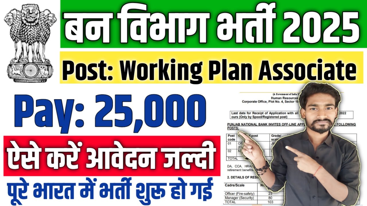 Forest Department New Vacancy 2025: वन विभाग में आई बम्पर भर्ती