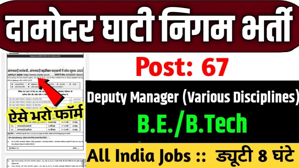 DVC New Vacancy 2025: दामोदर घाटी निगम में आई बम्पर भर्ती