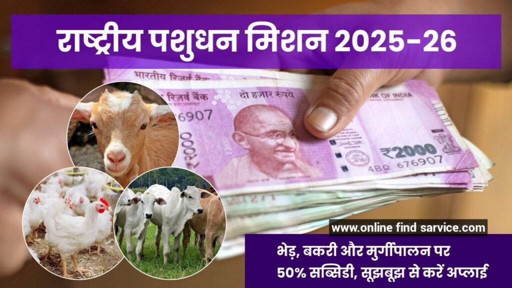 Rashtriya Pashudhan Mission Scheme 2025 : पशुपालन के लिए सरकार दे रही है 50 लाख तक सब्सिडी, जानें पात्रता, लाभ-पूरी जानकारी