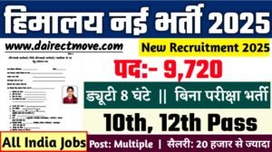 Himalaya New Vacancy 2025- 10th,12th/B.Sc के लिए 9,000+ नौकरियाँ, सैलरी ₹20,000-75,000