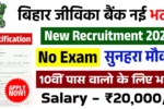 Bihar Jeevika Bank Vacancy 2025