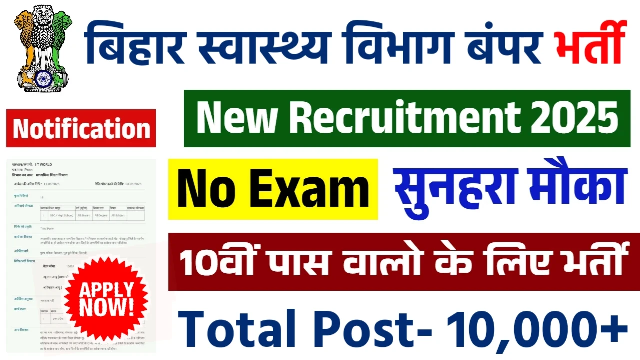 Bihar BTSC Technician Recruitment 2025
