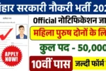 Bihar Govt Jobs 2025
