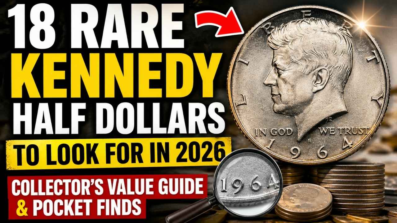 18 Rare Kennedy Half Dollars to Look for in 2026 – Collector’s Value Guide and Pocket Finds