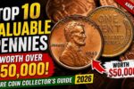 Top 10 Valuable Pennies Worth Over $50,000 – Rare Coin Collector’s Guide 2026