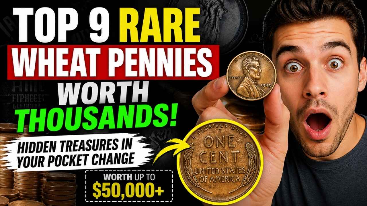 Top 9 Rare Wheat Pennies Worth Thousands: Hidden Treasures in Your Pocket Change