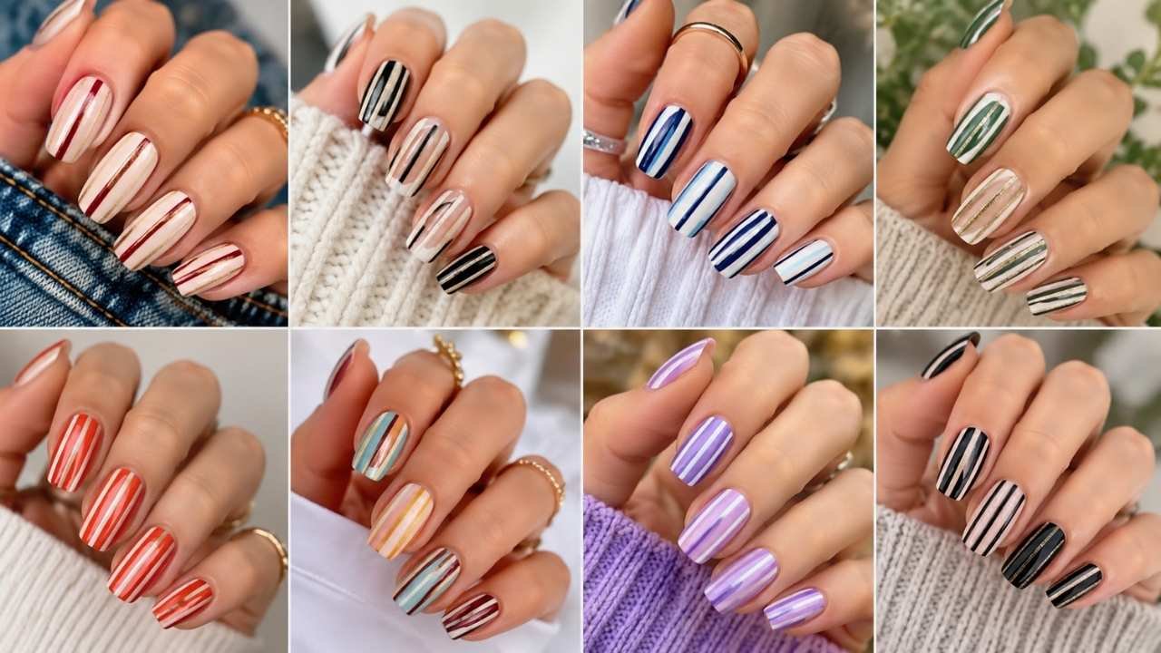25 Trendy Striped Nail Designs for a Fresh Seasonal Look That Inspires Style
