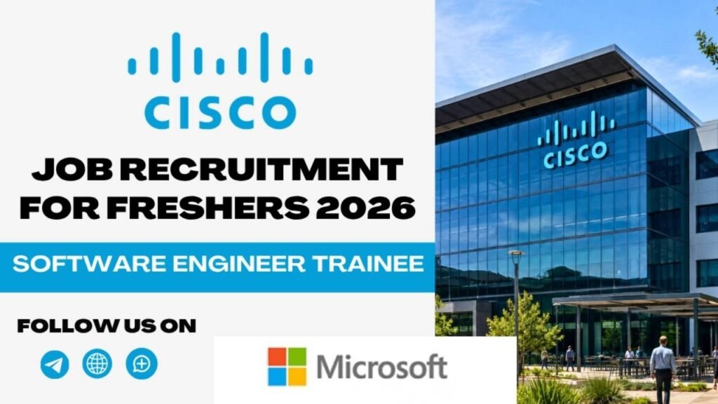 Cisco Software Engineer 2026 | Code with Cisco Careers in Bangalore | Apply Now Freshers